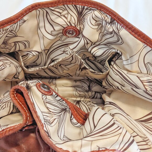 Francesco Biasia Brown Leather Handbag - Picture 5 of 10